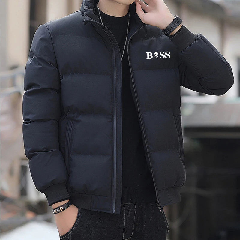 Men's Winter Parka Jacket - Cotton, Windproof, Thick Thermal (Sizes M-5XL)