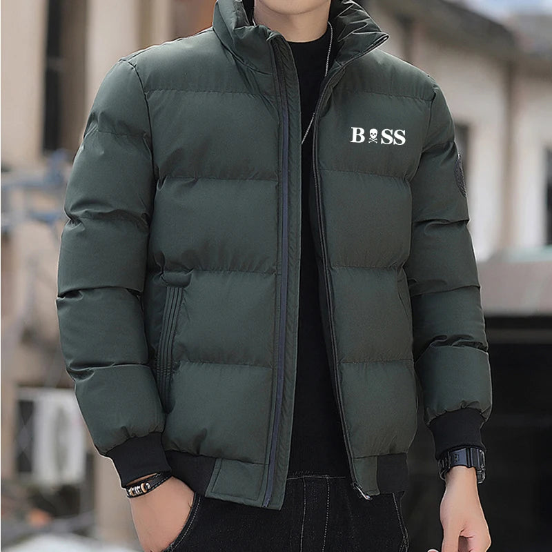 Men's Winter Parka Jacket - Cotton, Windproof, Thick Thermal (Sizes M-5XL)