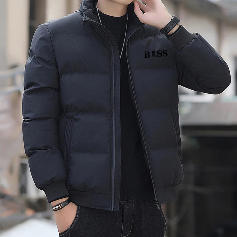 Men's Winter Parka Jacket - Cotton, Windproof, Thick Thermal (Sizes M-5XL)